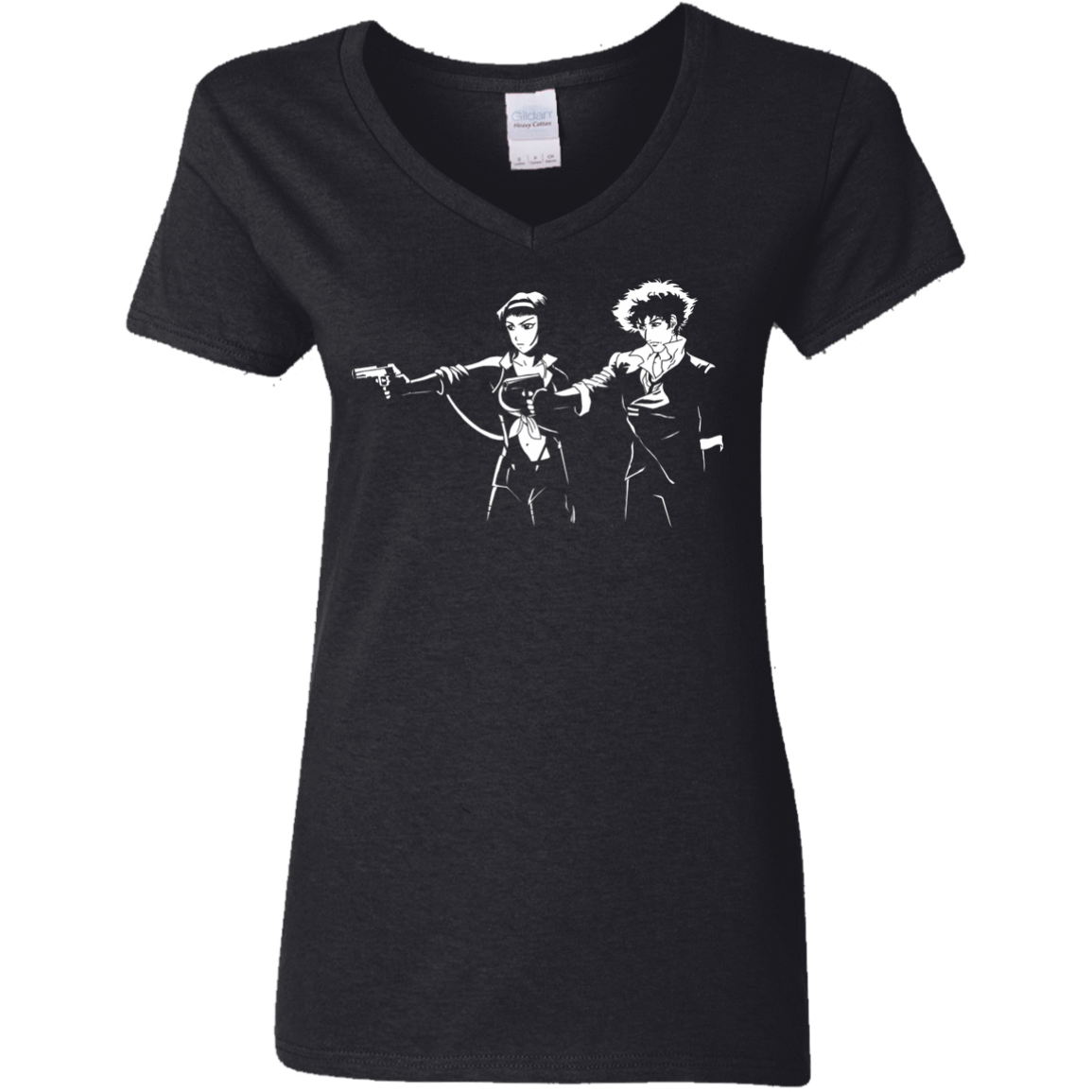T-Shirts Black / S Cowboy Fiction Women's V-Neck T-Shirt