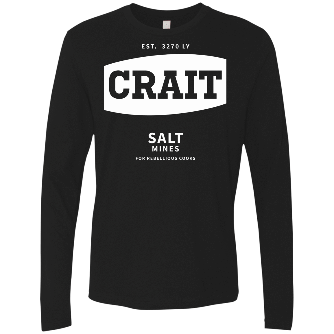 T-Shirts Black / S Crait Saxa Salt Men's Premium Long Sleeve