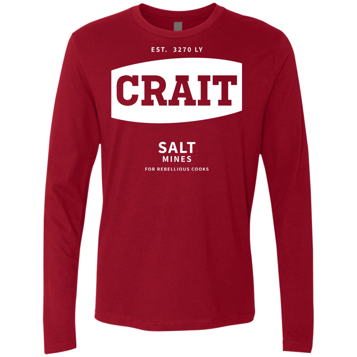 T-Shirts Cardinal / S Crait Saxa Salt Men's Premium Long Sleeve