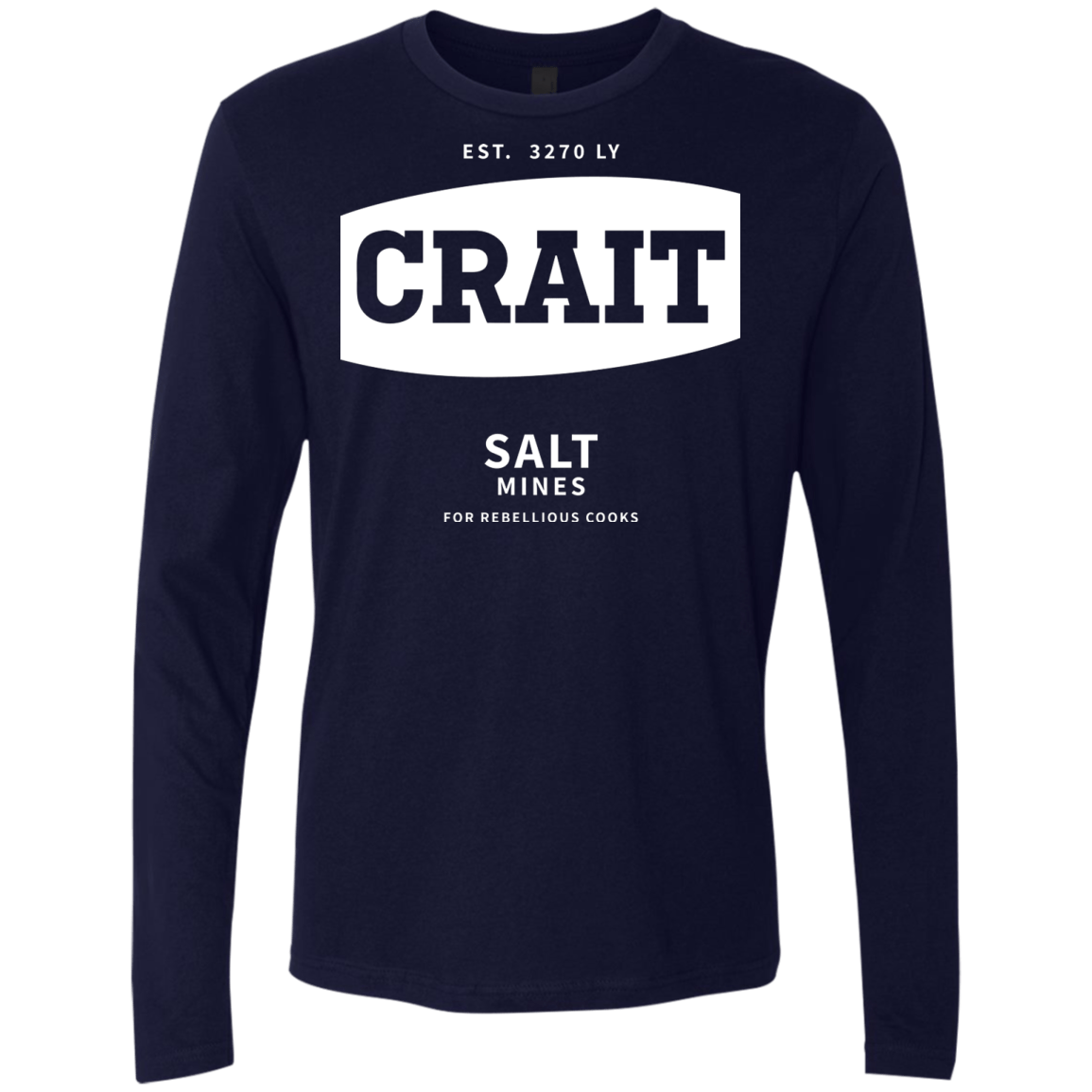 T-Shirts Midnight Navy / S Crait Saxa Salt Men's Premium Long Sleeve