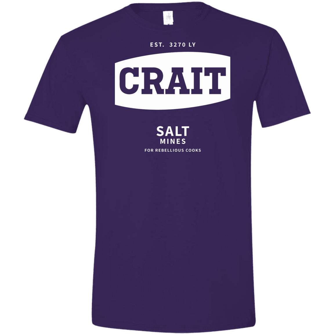 T-Shirts Purple / S Crait Saxa Salt Men's Semi-Fitted Softstyle