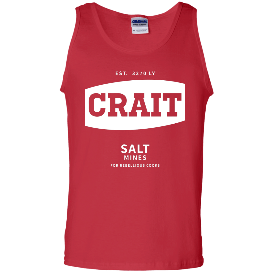 T-Shirts Red / S Crait Saxa Salt Men's Tank Top