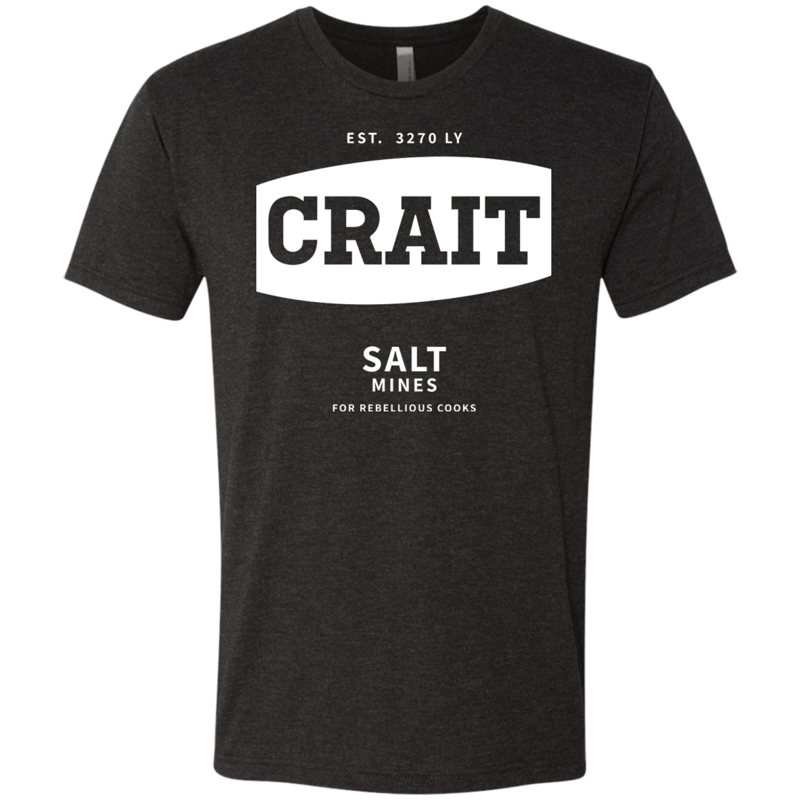 T-Shirts Vintage Black / S Crait Saxa Salt Men's Triblend T-Shirt