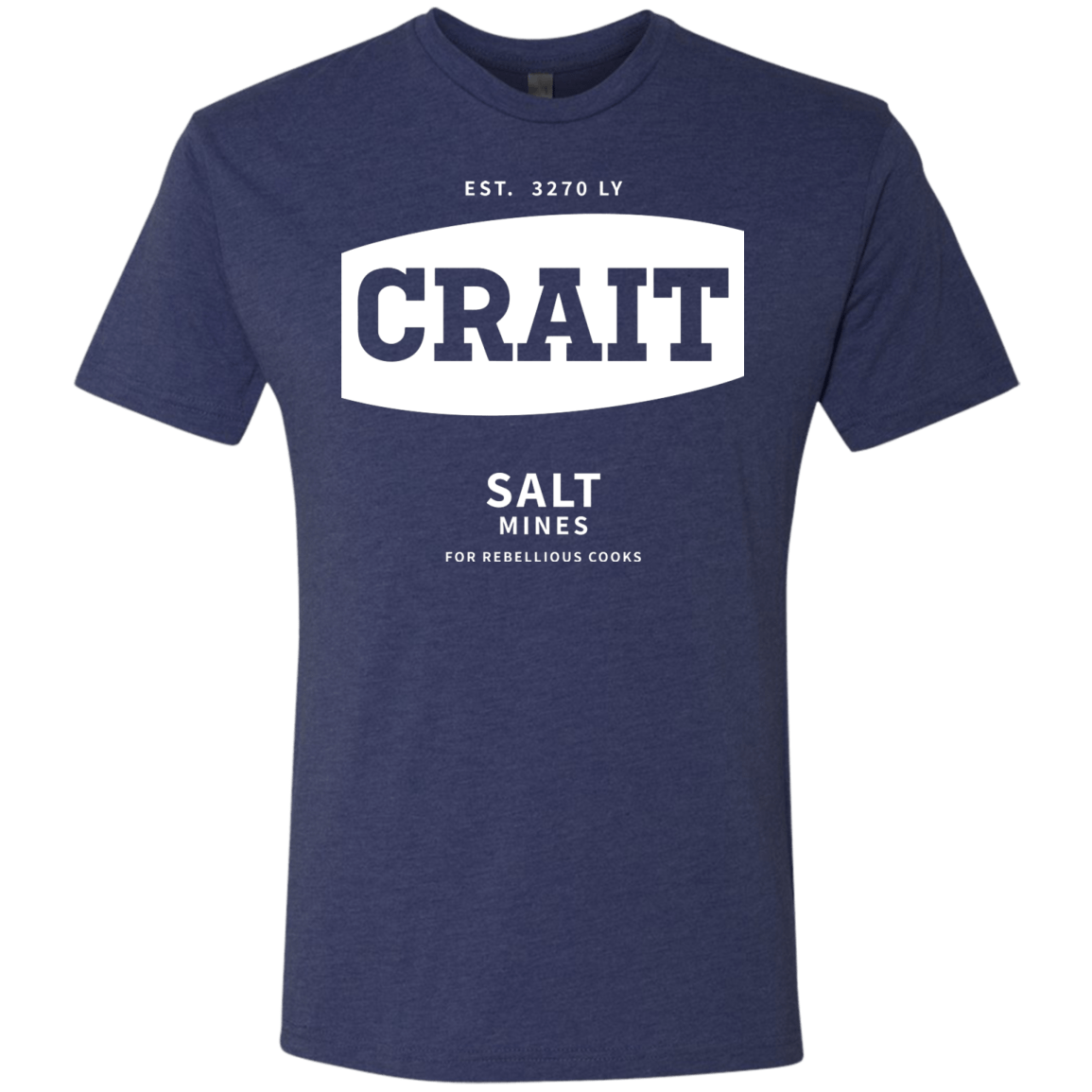 T-Shirts Vintage Navy / S Crait Saxa Salt Men's Triblend T-Shirt