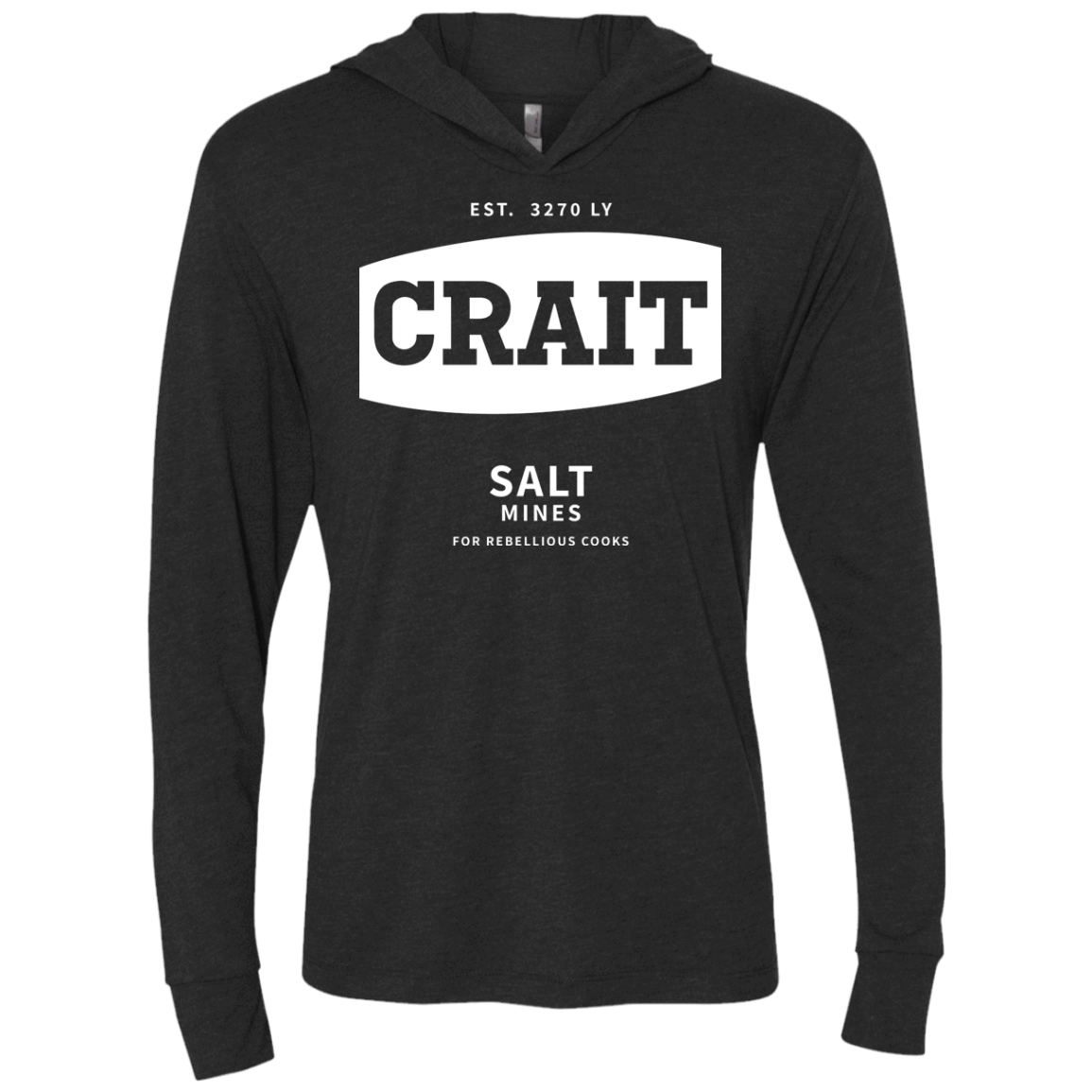 T-Shirts Vintage Black / X-Small Crait Saxa Salt Triblend Long Sleeve Hoodie Tee