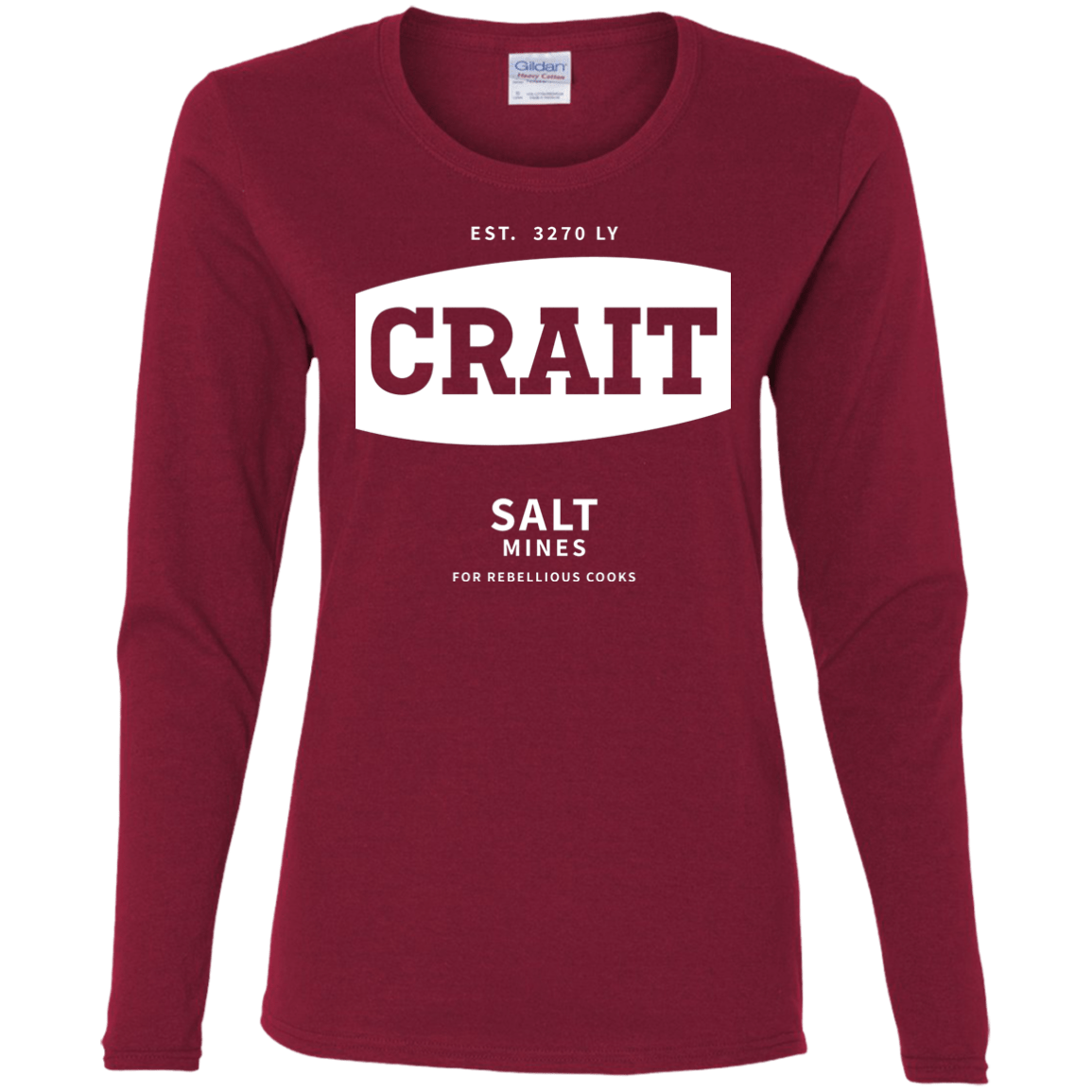 T-Shirts Cardinal / S Crait Saxa Salt Women's Long Sleeve T-Shirt
