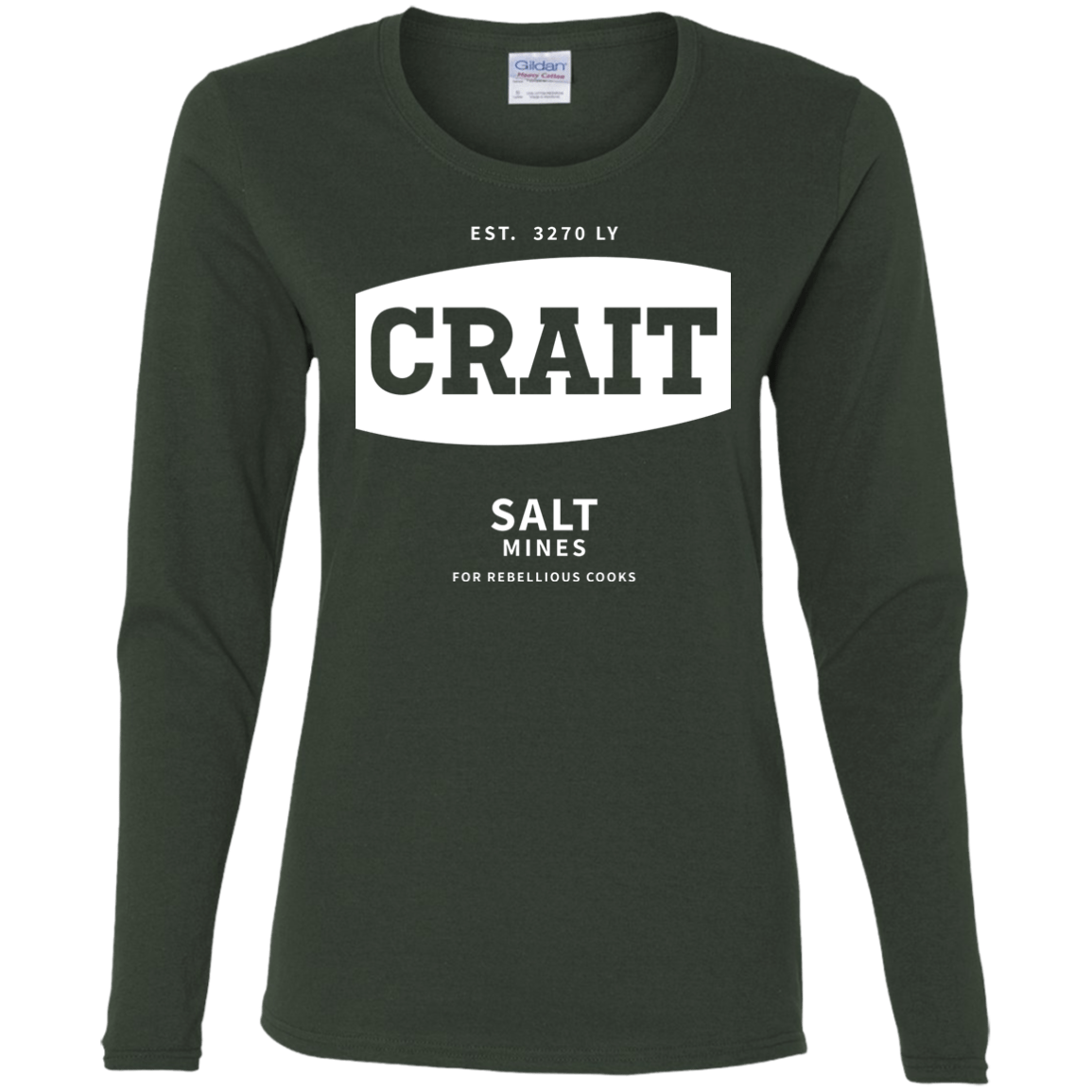 T-Shirts Forest / S Crait Saxa Salt Women's Long Sleeve T-Shirt