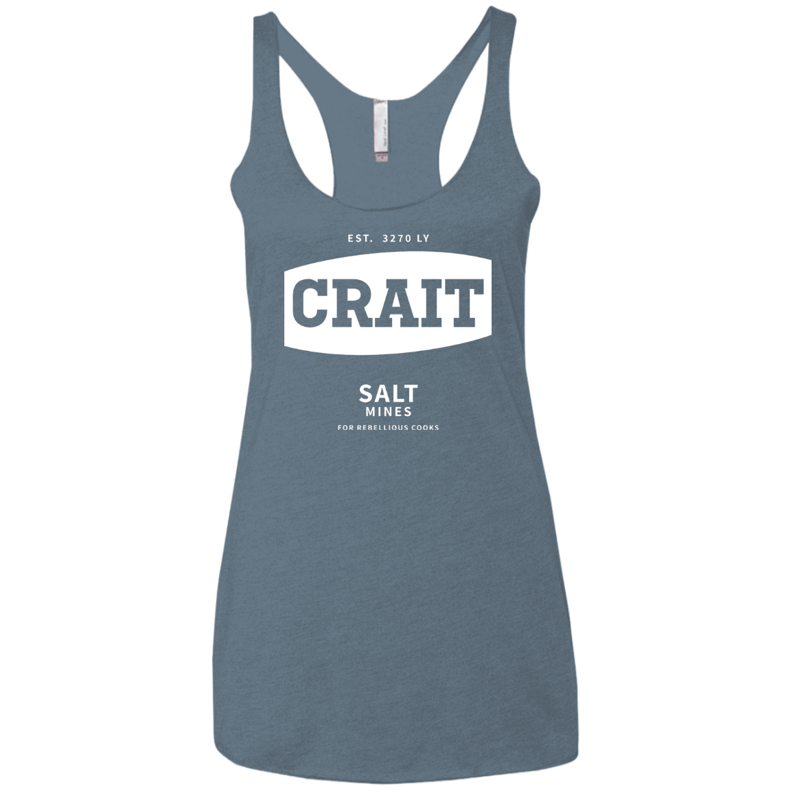 T-Shirts Indigo / X-Small Crait Saxa Salt Women's Triblend Racerback Tank