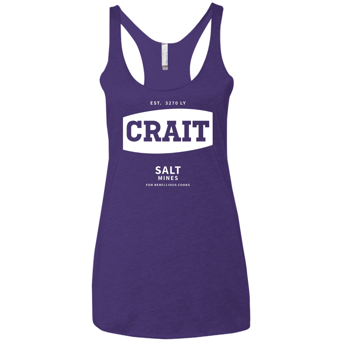 T-Shirts Purple Rush / X-Small Crait Saxa Salt Women's Triblend Racerback Tank
