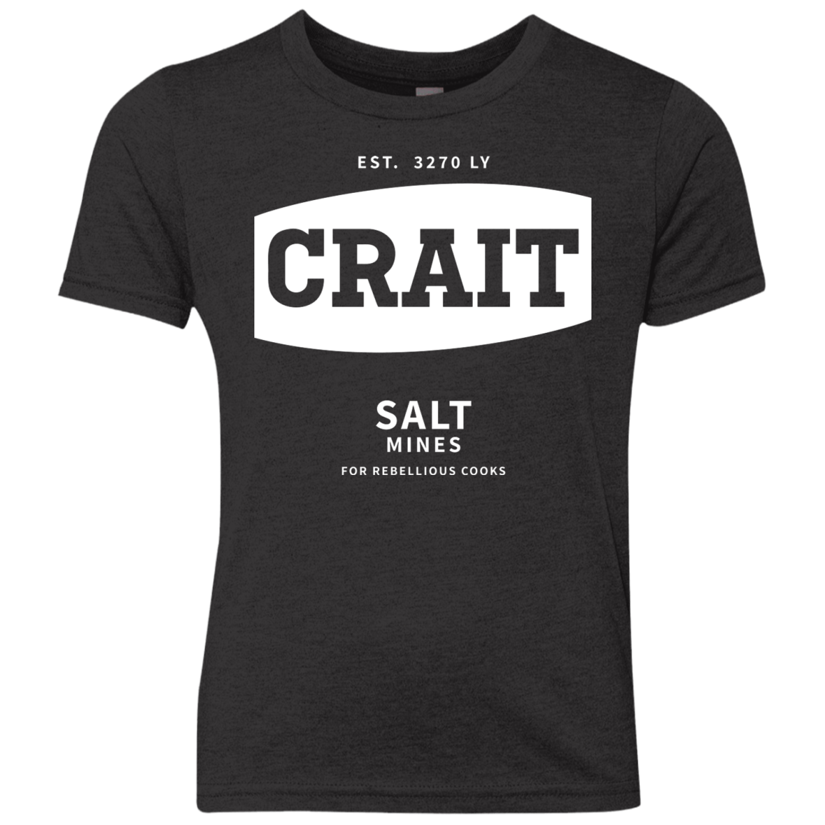T-Shirts Vintage Black / YXS Crait Saxa Salt Youth Triblend T-Shirt