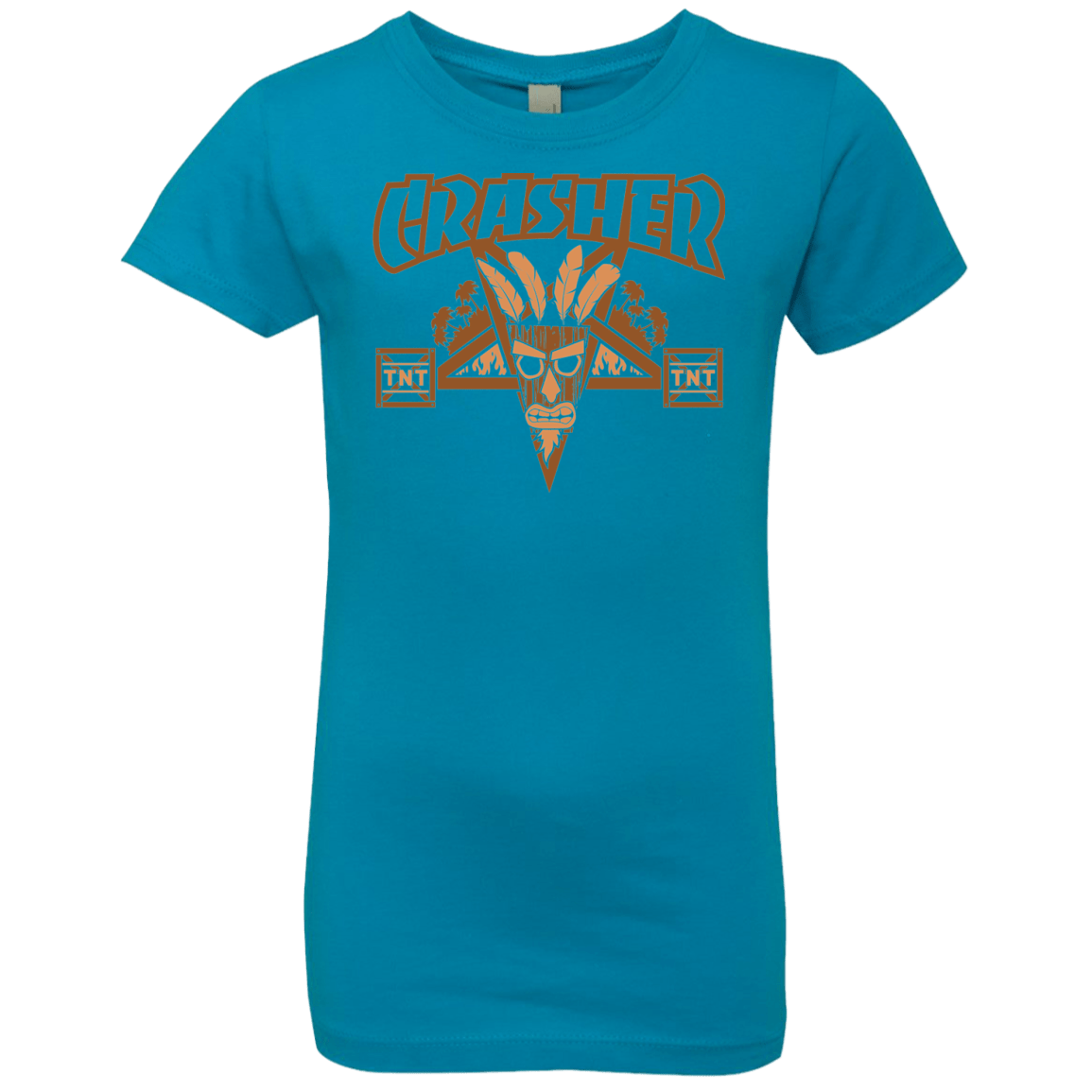 T-Shirts Turquoise / YXS CRASHER Girls Premium T-Shirt