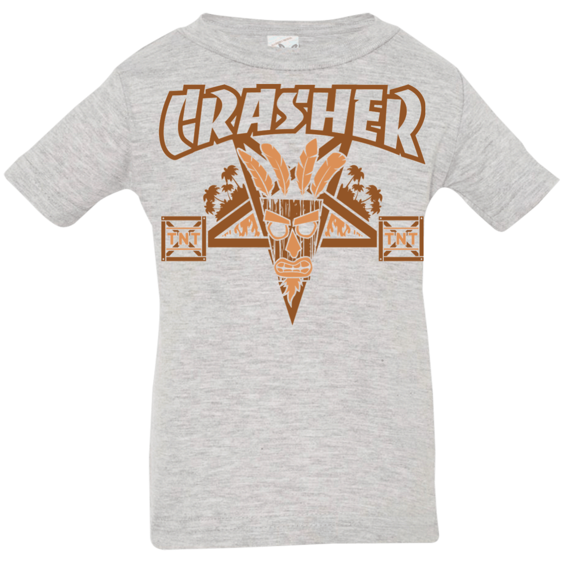 T-Shirts Heather Grey / 6 Months CRASHER Infant Premium T-Shirt