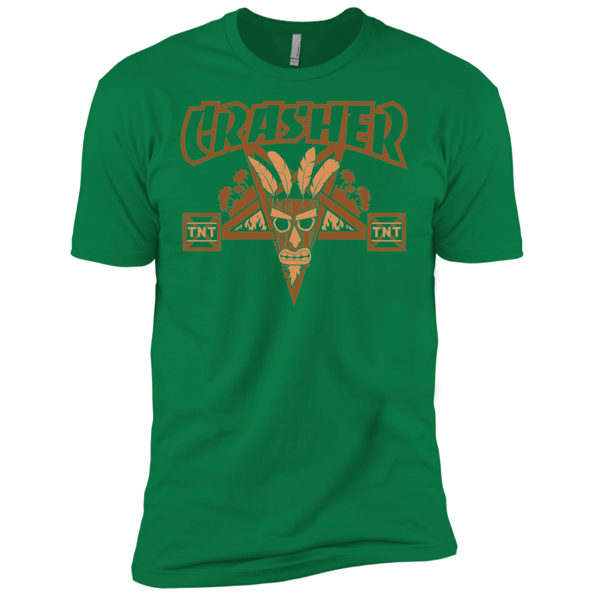T-Shirts Kelly Green / X-Small CRASHER Men's Premium T-Shirt
