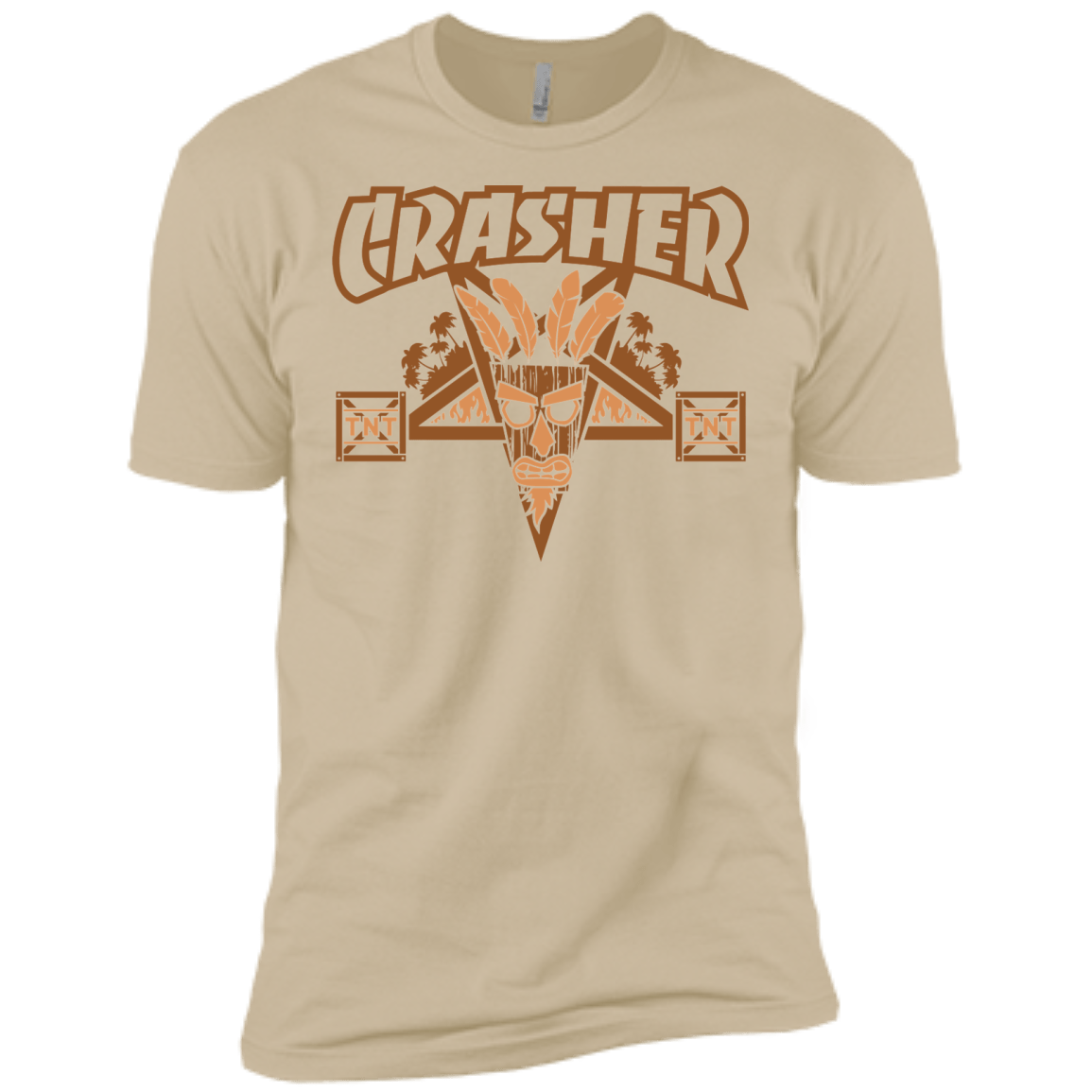 T-Shirts Sand / X-Small CRASHER Men's Premium T-Shirt