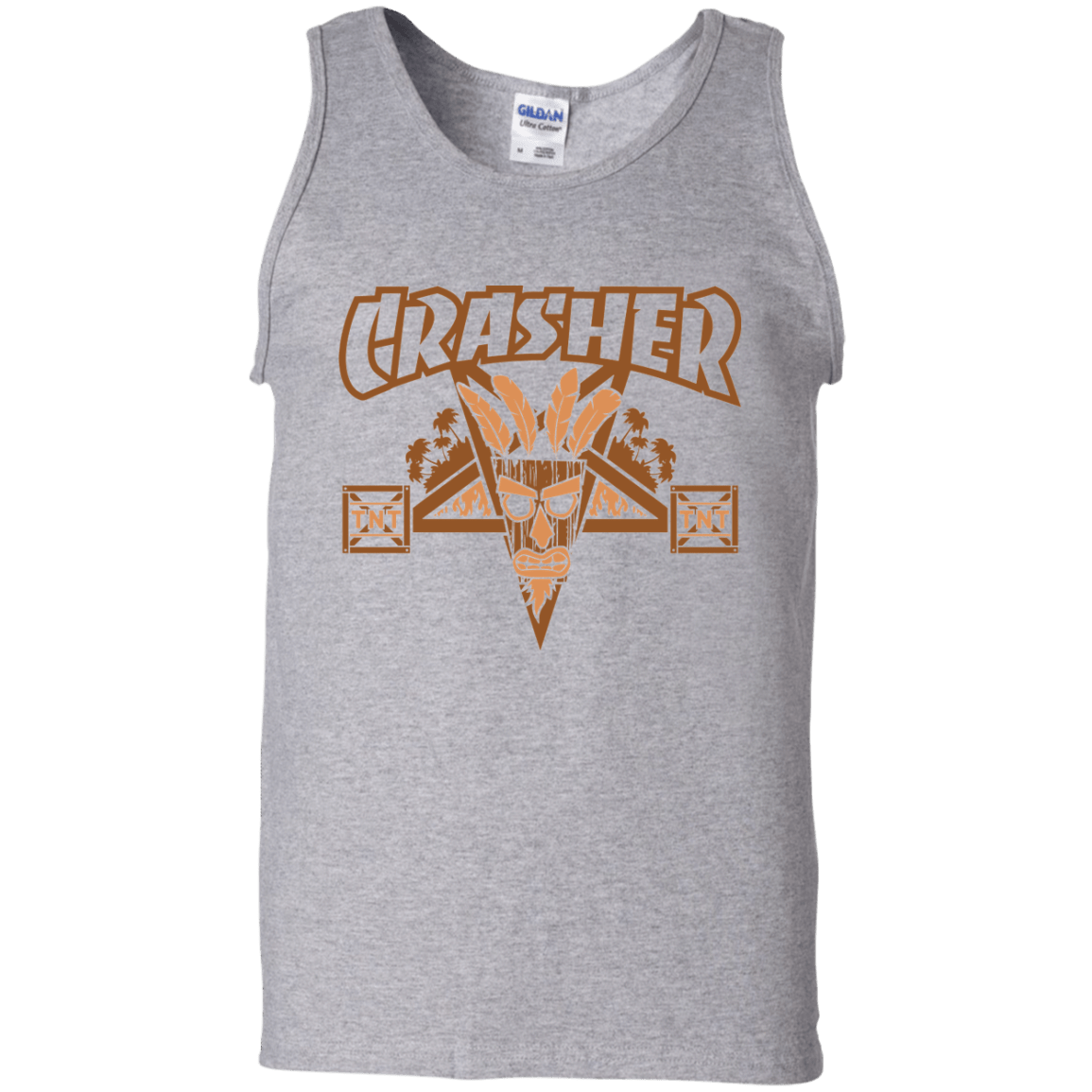 T-Shirts Sport Grey / S CRASHER Men's Tank Top
