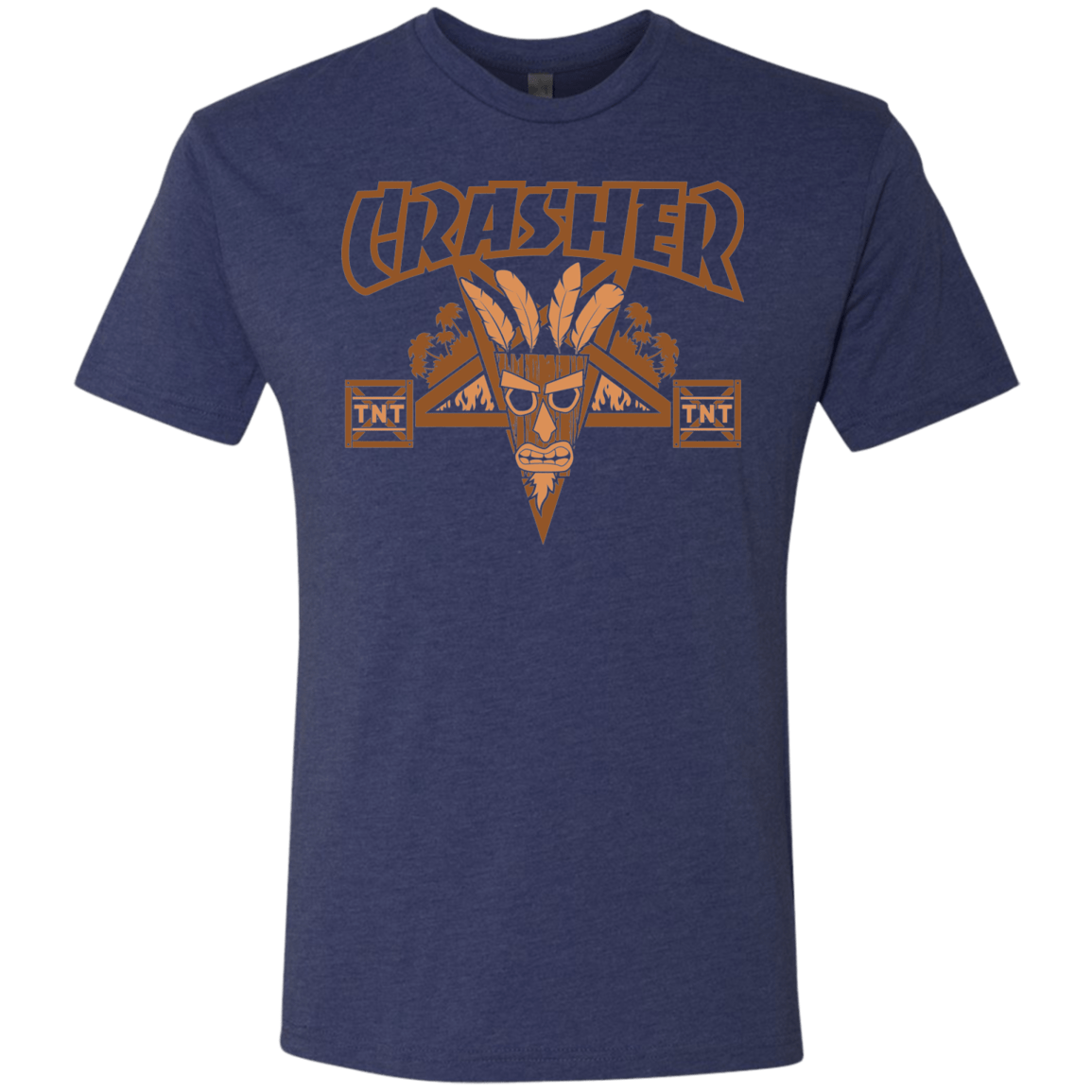 T-Shirts Vintage Navy / S CRASHER Men's Triblend T-Shirt