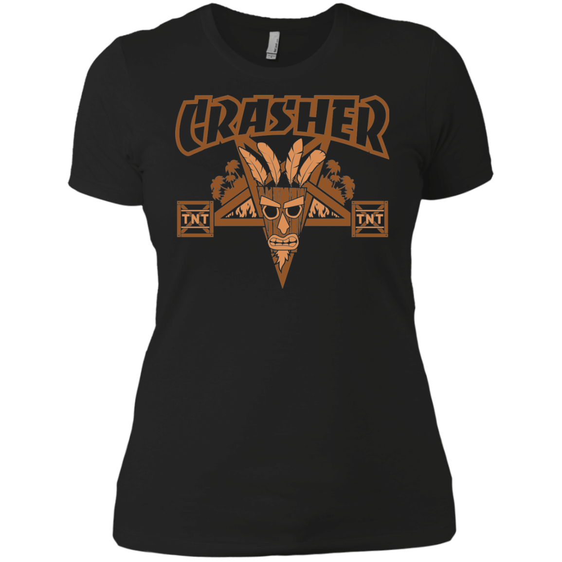 T-Shirts Black / X-Small CRASHER Women's Premium T-Shirt
