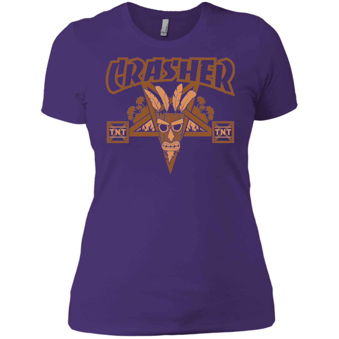 T-Shirts Purple Rush/ / X-Small CRASHER Women's Premium T-Shirt