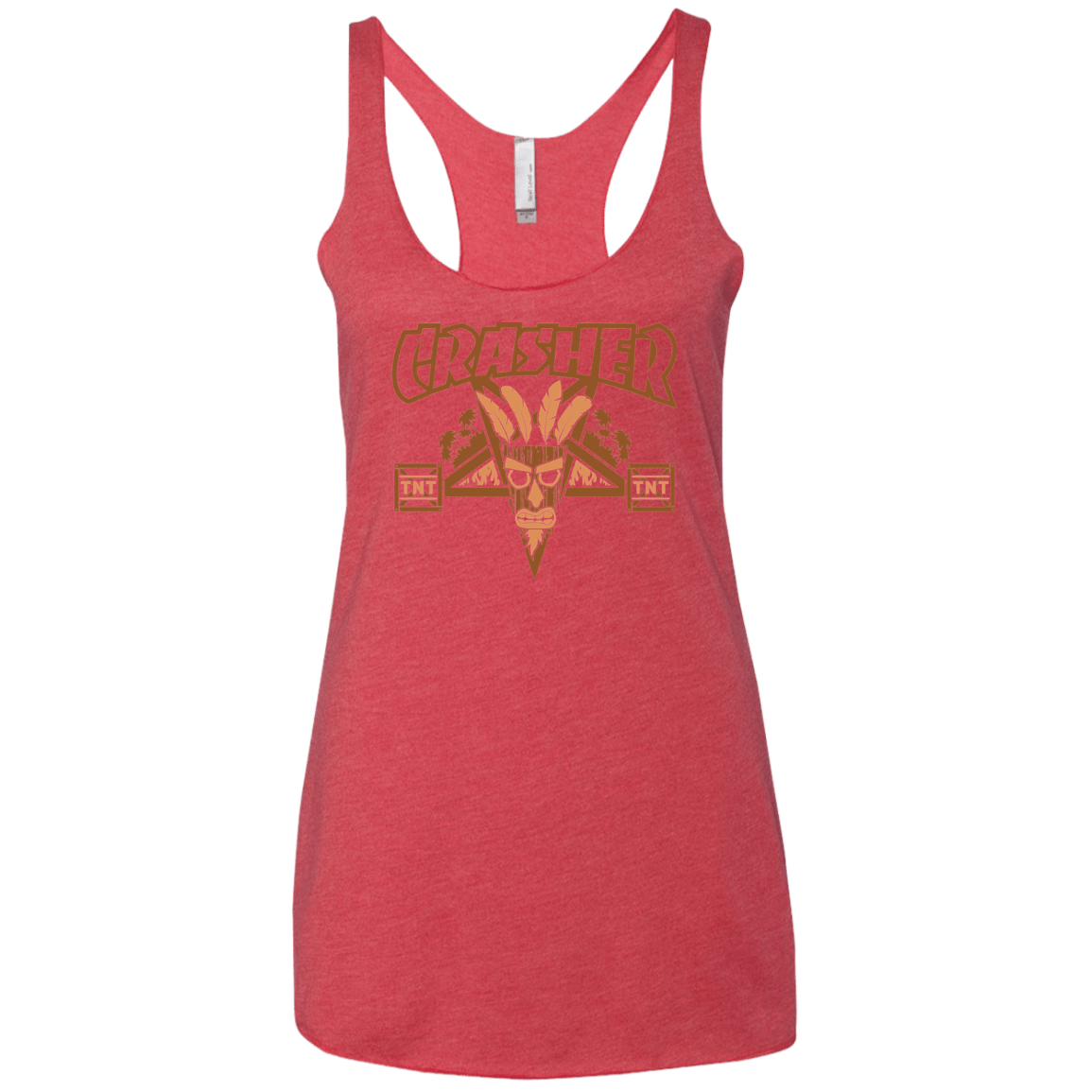 T-Shirts Vintage Red / X-Small CRASHER Women's Triblend Racerback Tank