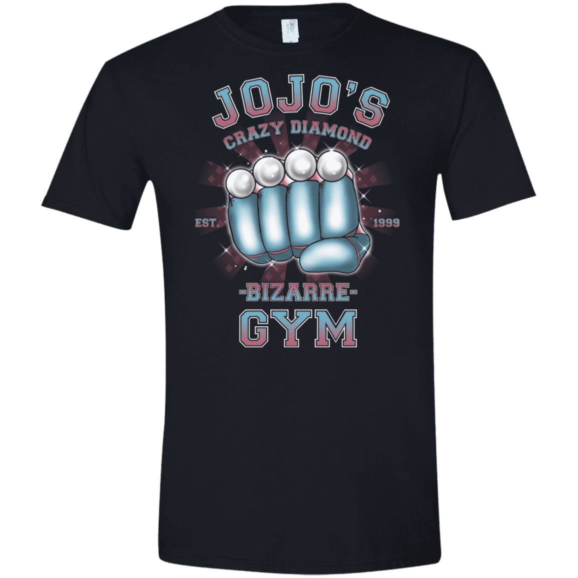 T-Shirts Black / X-Small Crazy Diamond Gym Men's Semi-Fitted Softstyle
