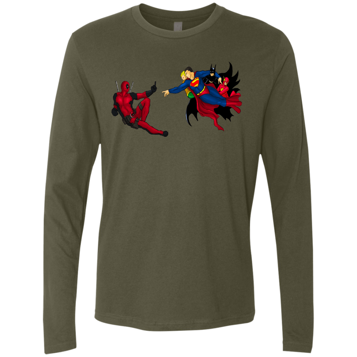 T-Shirts Military Green / S Creation of the Merc Men's Premium Long Sleeve