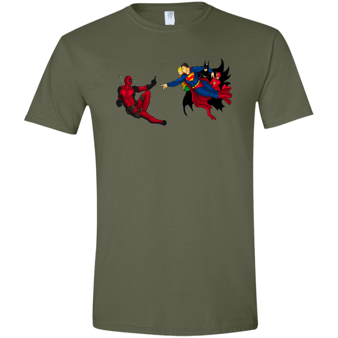 T-Shirts Military Green / S Creation of the Merc Men's Semi-Fitted Softstyle