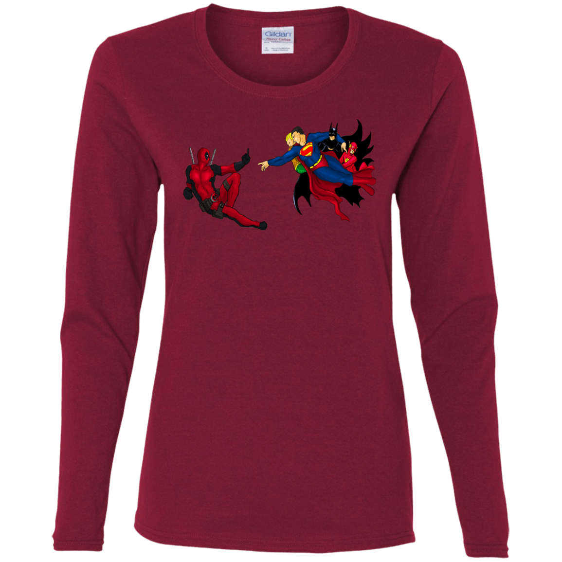 T-Shirts Cardinal / S Creation of the Merc Women's Long Sleeve T-Shirt