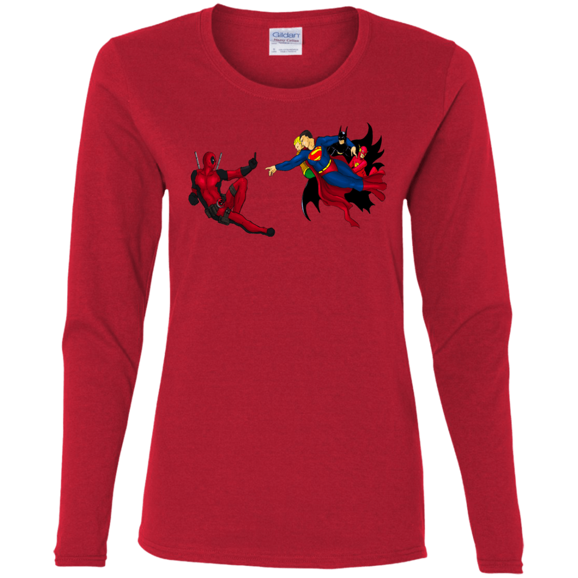 T-Shirts Red / S Creation of the Merc Women's Long Sleeve T-Shirt