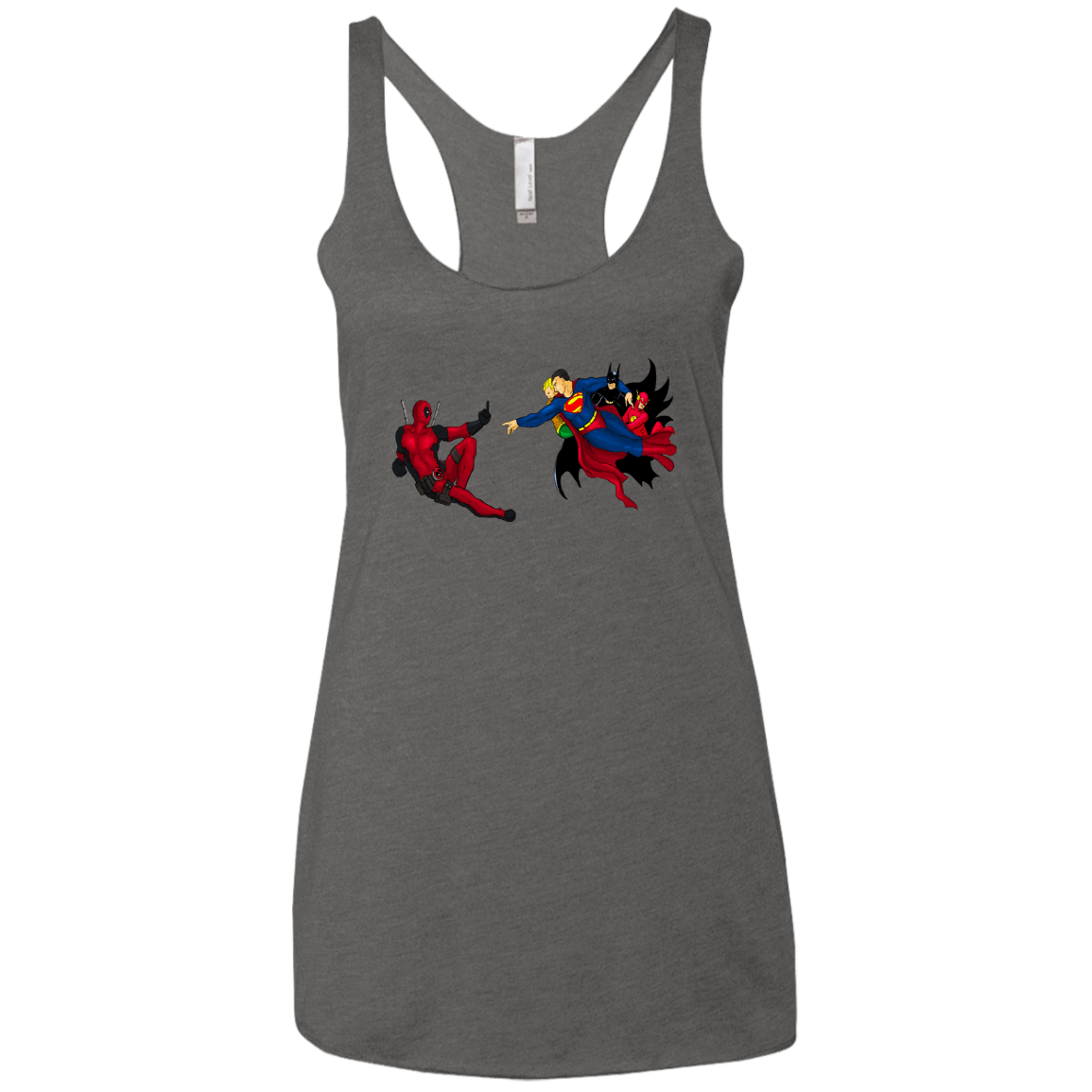 T-Shirts Premium Heather / X-Small Creation of the Merc Women's Triblend Racerback Tank