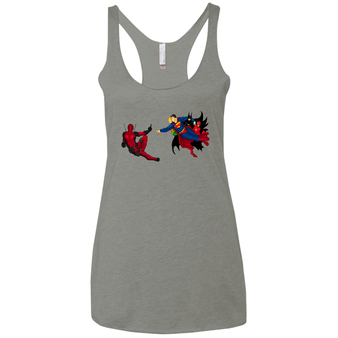 T-Shirts Venetian Grey / X-Small Creation of the Merc Women's Triblend Racerback Tank