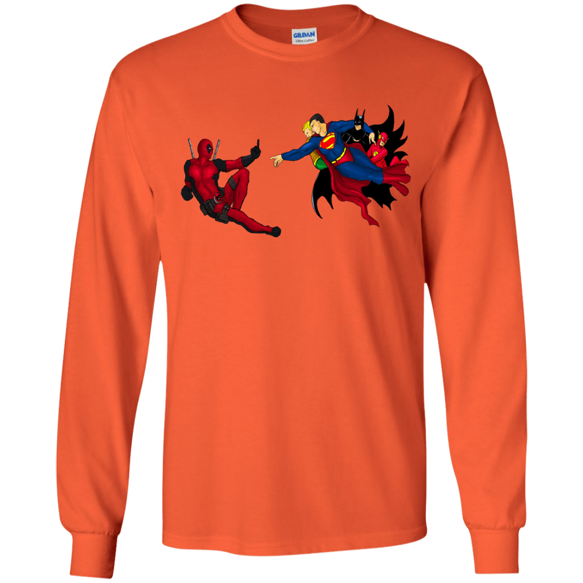 T-Shirts Orange / YS Creation of the Merc Youth Long Sleeve T-Shirt