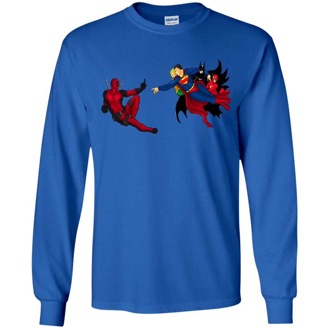 T-Shirts Royal / YS Creation of the Merc Youth Long Sleeve T-Shirt