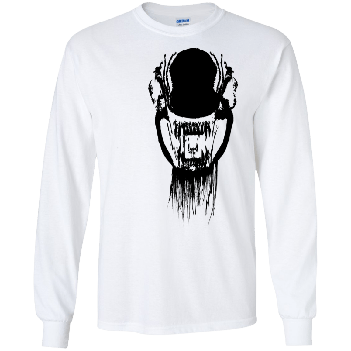 T-Shirts White / S Creature Men's Long Sleeve T-Shirt