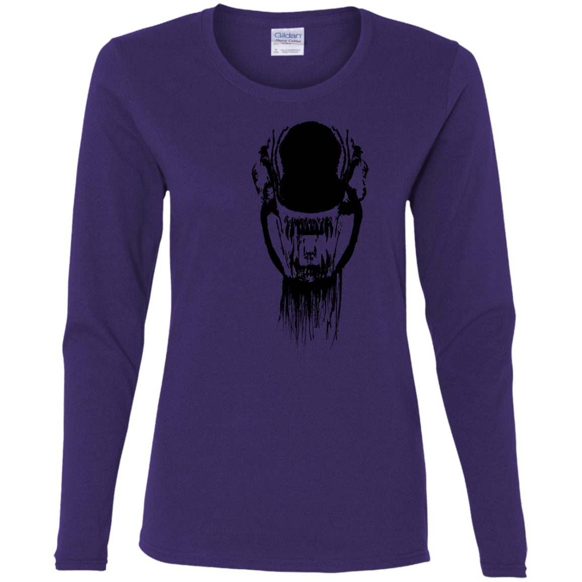 T-Shirts Purple / S Creature Women's Long Sleeve T-Shirt