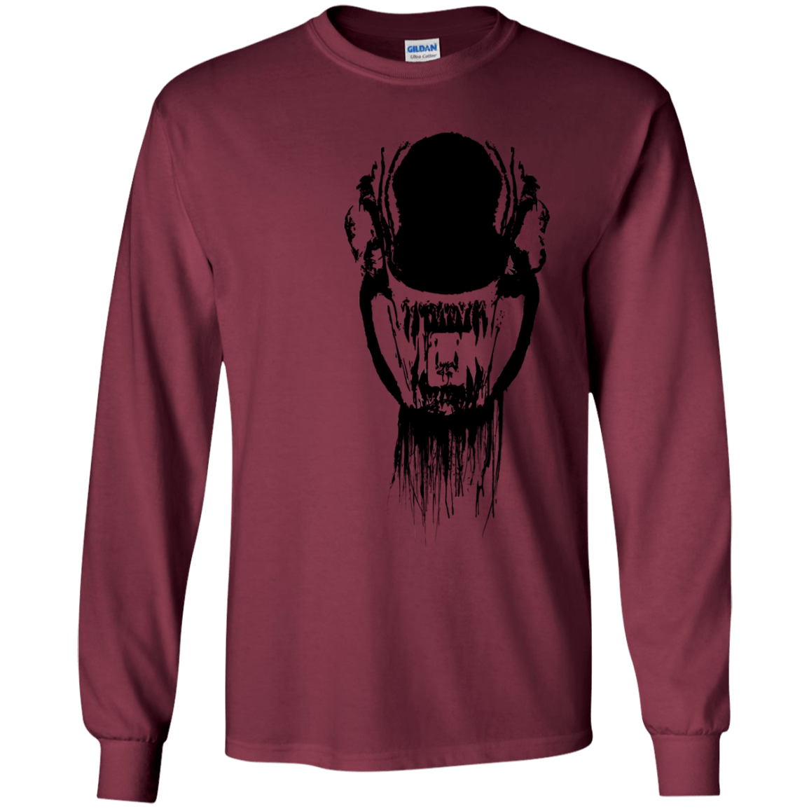 T-Shirts Maroon / YS Creature Youth Long Sleeve T-Shirt