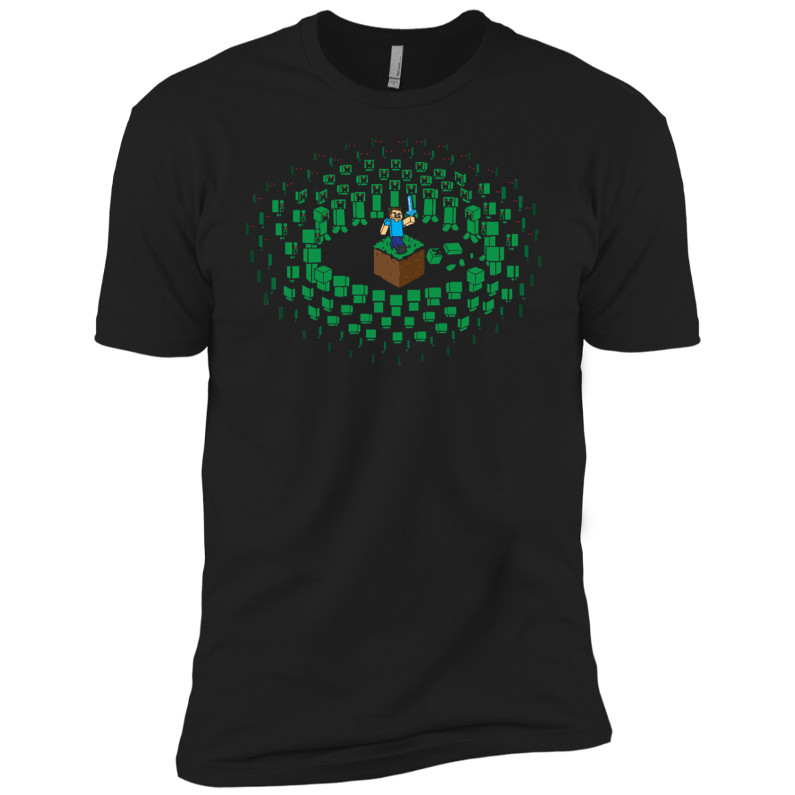 T-Shirts Black / YXS Creeper Mob Boys Premium T-Shirt