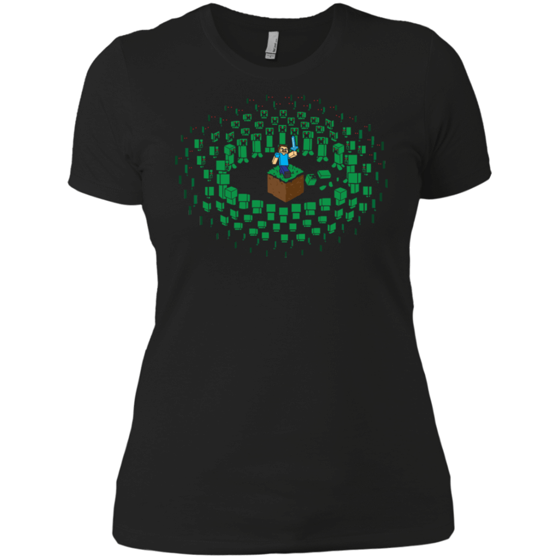 T-Shirts Black / X-Small Creeper Mob Women's Premium T-Shirt