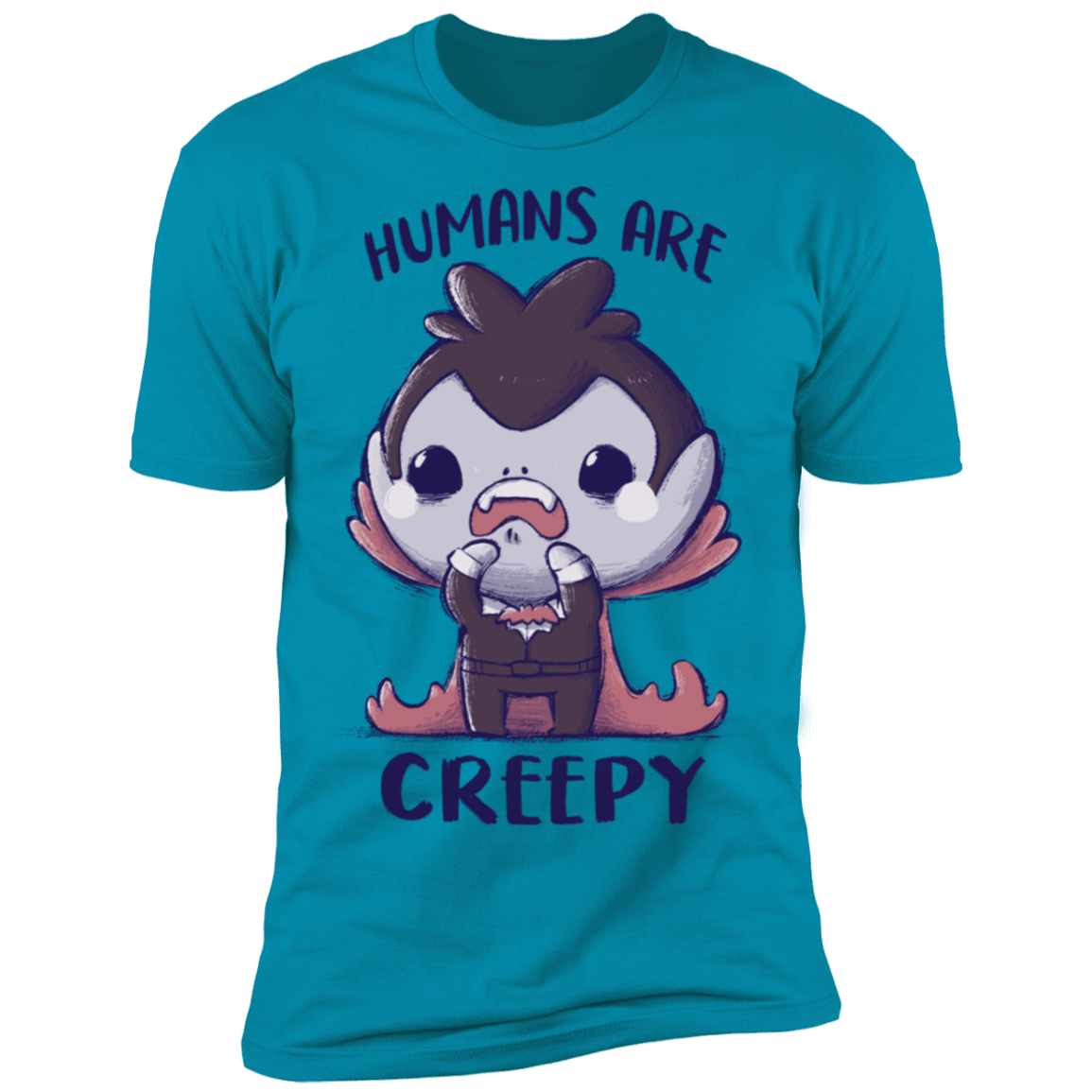 T-Shirts Turquoise / S Creepy Humans Men's Premium T-Shirt