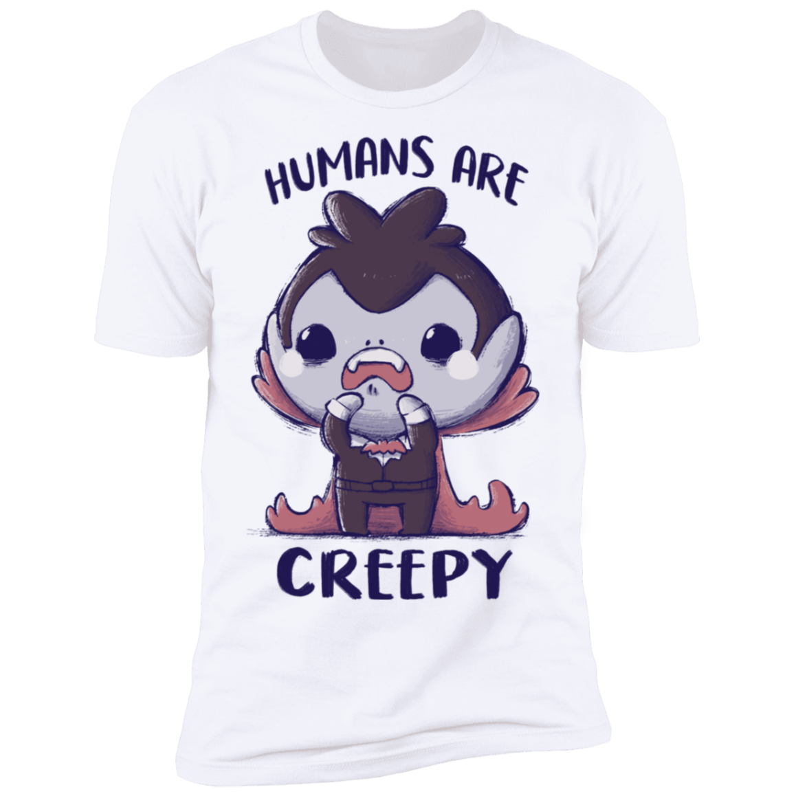 T-Shirts White / S Creepy Humans Men's Premium T-Shirt