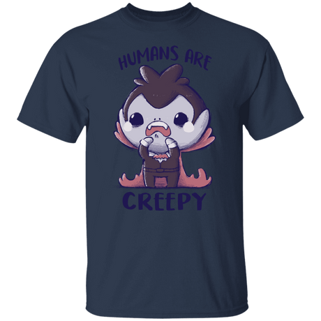 T-Shirts Navy / S Creepy Humans T-Shirt