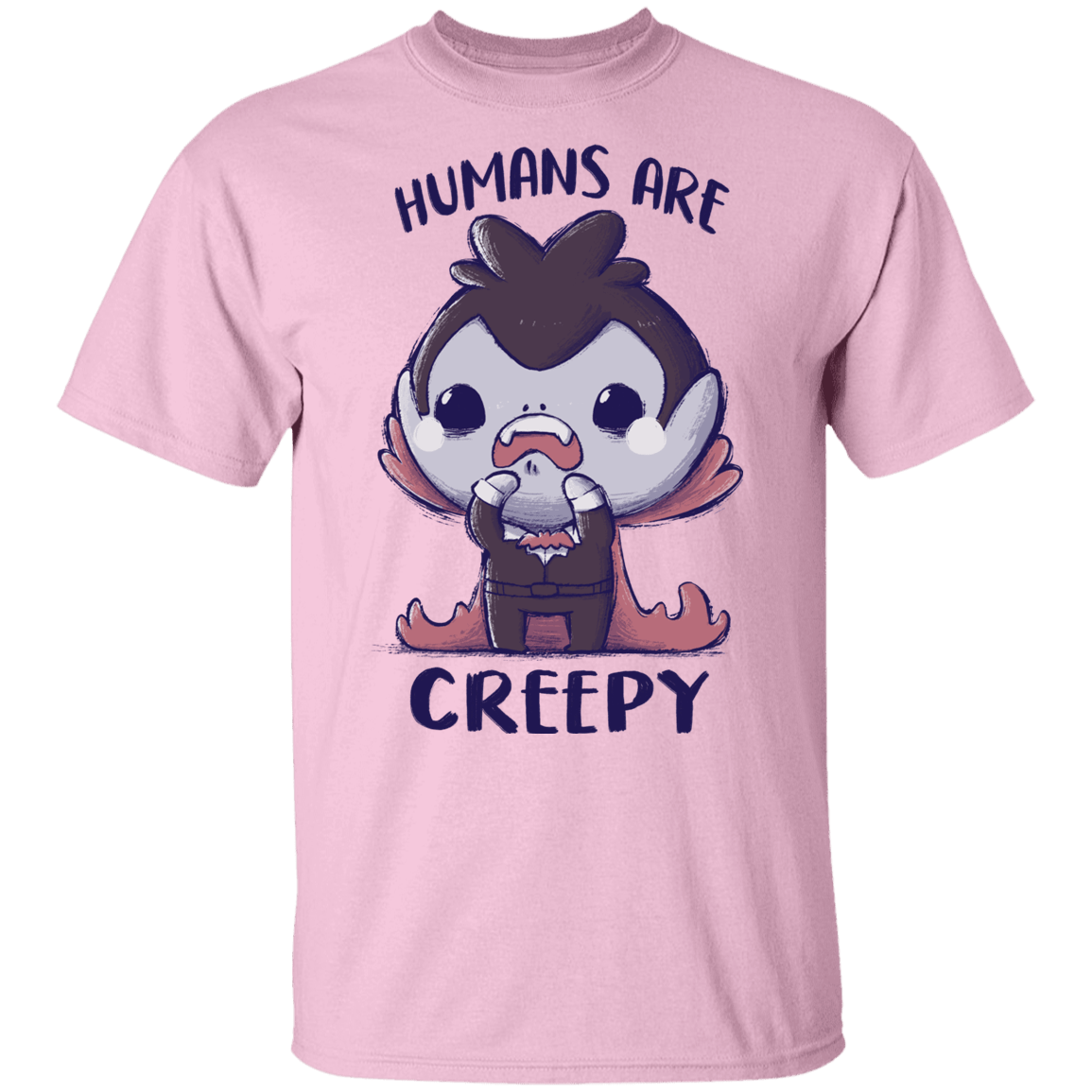 T-Shirts Light Pink / YXS Creepy Humans Youth T-Shirt