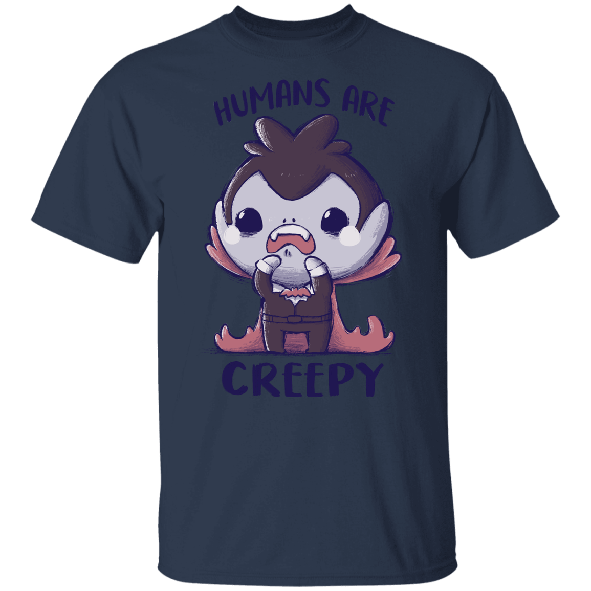 T-Shirts Navy / YXS Creepy Humans Youth T-Shirt