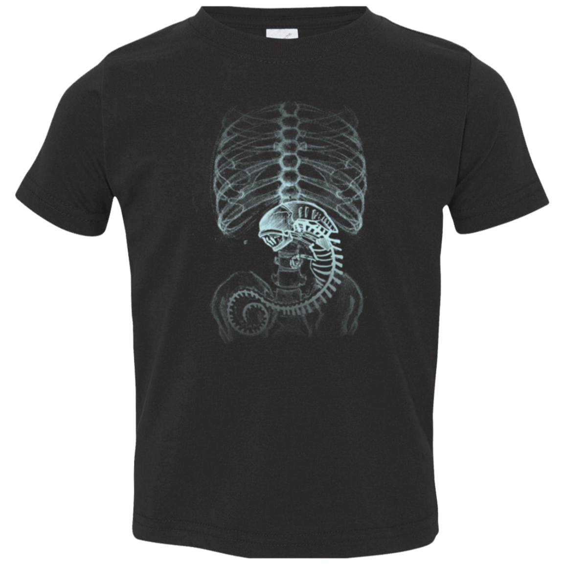 T-Shirts Black / 2T Creepy pregnant Toddler Premium T-Shirt