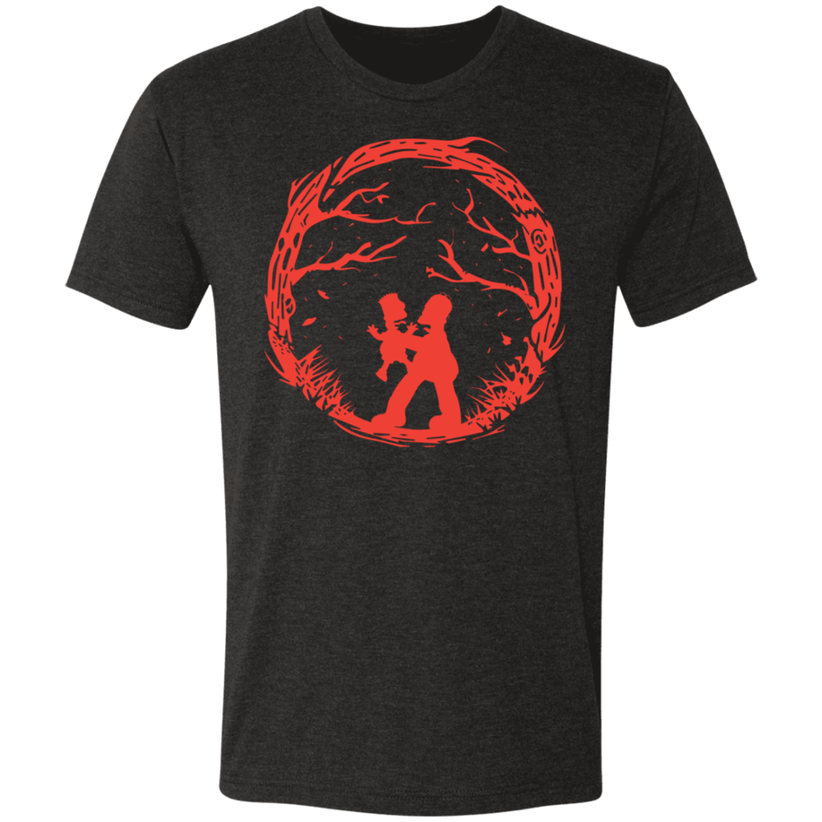 T-Shirts Vintage Black / S Creepy Trees Men's Triblend T-Shirt