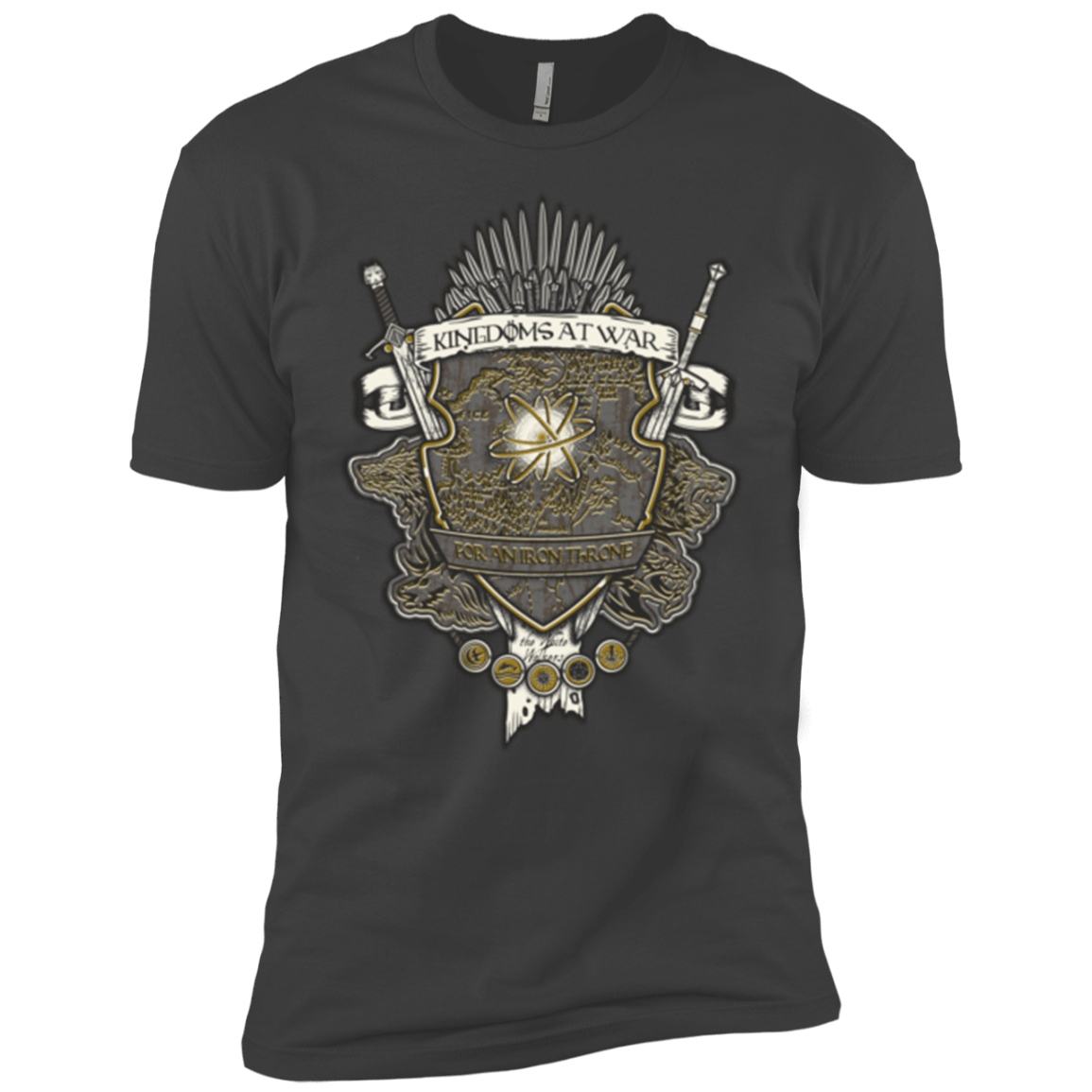T-Shirts Heavy Metal / YXS Crest of Thrones Boys Premium T-Shirt