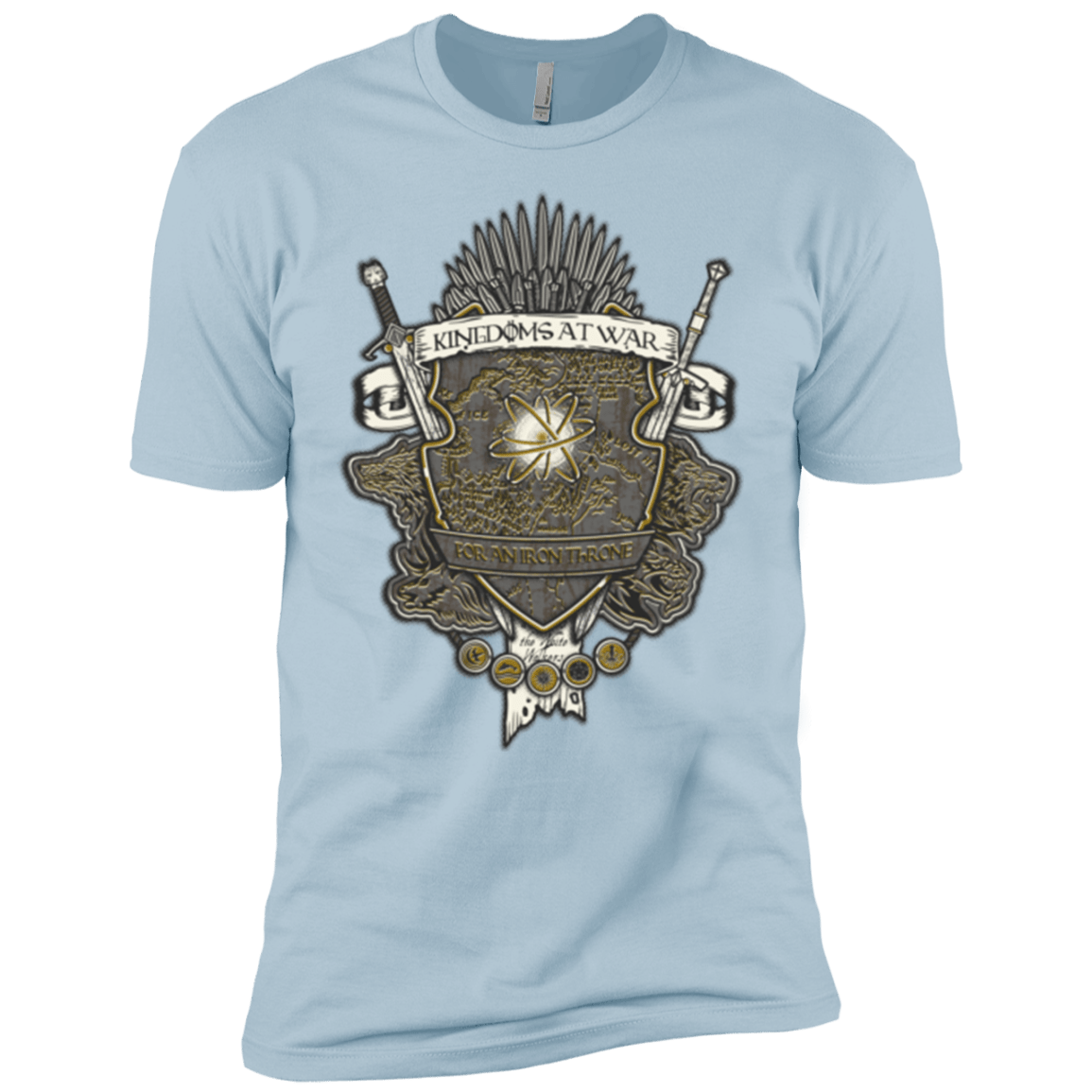 T-Shirts Light Blue / YXS Crest of Thrones Boys Premium T-Shirt