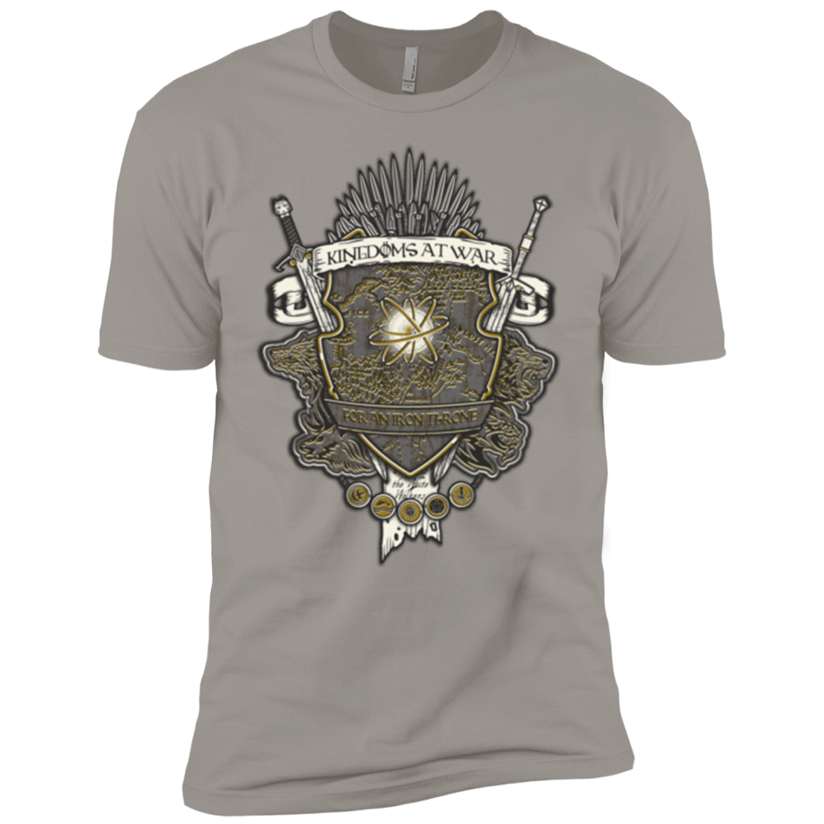 T-Shirts Light Grey / YXS Crest of Thrones Boys Premium T-Shirt