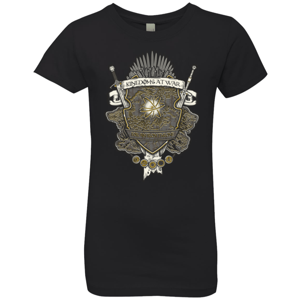 T-Shirts Black / YXS Crest of Thrones Girls Premium T-Shirt
