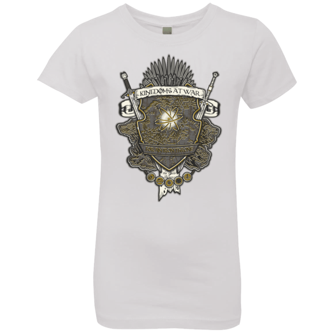 T-Shirts White / YXS Crest of Thrones Girls Premium T-Shirt