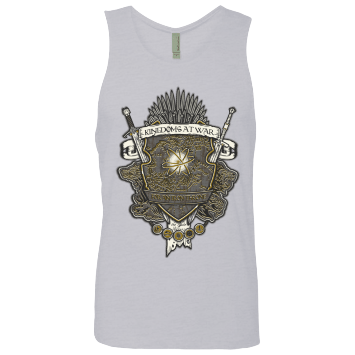 T-Shirts Heather Grey / Small Crest of Thrones Men's Premium Tank Top